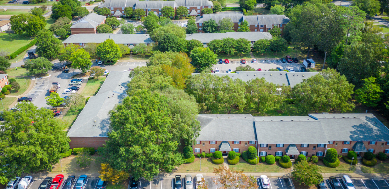 Bird Eye View of Riverlands Apartments