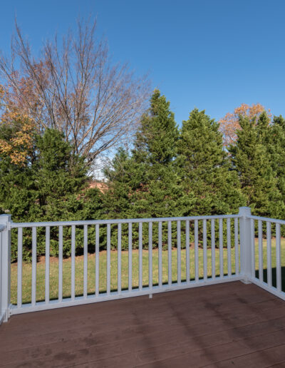 Backyard With Railing System