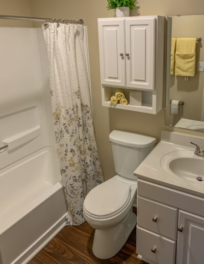 Functional Bathroom of Residential Apartment